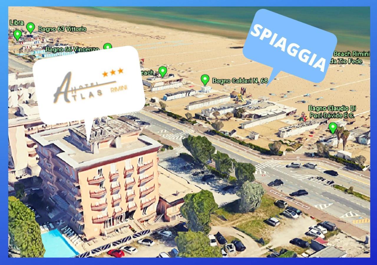 רימיני Hotel Atlas מראה חיצוני תמונה